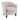 Transitional Upholstered Stripe Barrel Chair With Birch Wood Legs And Plush Cushioned Seat - Beige / Blue Stripe