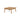 Crowne - Modern Coffee Table With Slat Design - Teak