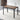 Creative Design Veneered MDF Wood Structure Rectangular Walnut Dining Table - Walnut