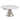 Fashion Modern Sintered Stone Dining Table With Multi Functional Retractable Design - White
