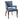 Elegant Arm Dining Chair With Brass Nail Head Detailing
