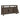 Side Server With Glass Inlay - Dark Oak