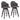 Ahoy - Contemporary Fixed Height Counter Stool With Round Footrest (Set of 2)