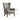 Arianna - Swoop Wing Chair With High Density Foam Support - Gray