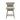 360 Degree Swivel Counter Stool With Silver Detailing
