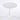 Pedestal Table, Round For Kitchen - White