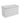 Wall Mounted Bathroom Vanity With Sink, 2 Open Shelves - White