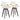 Cosmo - Contemporary Fixed Height Counter Stool With Swivel With Round Footrest (Set of 2)