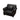 Sofa With Nailhead Trim And Rolled Armrests, Includes 1 Pillow - Black