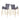 Velvet Fabric Counter Height Bar Stools (Set of 2)
