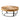 Modern Round Coffee Table With Wooden Carving Pattern