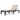 Puerta - Chaise Lounge Frame Cushion Outdoor Wicker Iron - Beige / Dark Brown