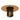 Round Dining Table With Glass Top, Kitchen And Living Room Furniture - Brown
