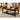 3 Piece Coffee Table With Open Shelf - Cherry