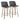 Toriano - Modern Design Fixed Height Counter Stool With Swivel With Round Footrest (Set of 2)