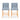 Vienna - Contemporary Fabric Tufted & Wingback Counter Stools (Set of 2)