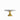 Luxury Round 59" Sintered Stone Dining Table With Stainless Steel Hourglass Base, Scratch & Heat Resistant Surface - Golden / White