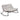 Double Wide Rocking Papasan Chair, 2 Person Outdoor Lounge Seating - Acacia Wood / Beige