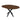 Retractable Dining Table, Round Extendable 6 Person Table - Walnut