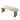 Oval Extendable Dining Table With Dual Pillar Design - Off White