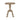 French Country Accent Table With Spider Leg Design - Natural / White