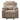 Upholstered Manual Recliner Chair With 3 Adjustable Backrest Positions