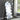 Noralie - Mirrored Faux Diamonds Floor Mirror - Silver