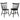 Hayward - Dining Side (Set of 2) - Black