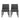 Modern Dining Chair With Durable Fabric Upholstery And Sturdy Wooden Frame (Set of 2)