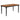 Hayward - Dining Table Rectangular Table With Rounded Edge Top - Walnut