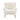 Vintage Style Club Chair, Granular Plush Fabric, Rubber Wood Legs - Almond