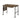 Endang - Writing Desk - Weathered Oak / Black