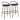 Grotto - Contemporary Fixed Height Barstool With Swivel With Round Footrest (Set of 2)