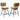 Senko - Upholstered Counter Chair (Set of 2)