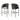 Outdoor 31" Rattan Barstools With Waterproof Cushions (Set of 2) - Multi Brown