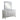 1 Piece Dresser With Snake Skin Bedroom Furniture - Silver