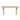Dining Table With X-Shaped Legs, Rectangular Indoor - Natural