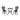Bono Metal Bistro Set - Black