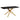 Luxurious Marble Patterned Dining Table With Metal Fork Legs