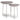 Shelton - 2 Piece Metal Nesting Table - Nickel