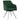 Tufted Swivel Dining Chair With Slim Sloped Arms - Green