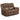 1 Piece Power Reclining Loveseat With USB Port, Fully Upholstered Pillow Arms And Headrest - Brown