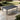 Outdoor Patio Rectangle Dining Table With Tapered Feet & Umbrella Hole - Ember Black