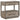 Prescott - 2 Drawers Nightstand With Open Shelf - Taupe
