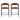 Counter Stools (Set of 2), Upholstered Counter Stools With Iron Frame, Backrest, Footrest, Arm Counter Stools For Home Bar, Kitchen Counter - Brown