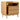 Mid-Century Modern Solid Wood 2 Drawer Gallery Nightstand