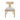 Contemporary Fabric Upholstered Side Dining Chairs Set With Curved Back