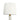 Enclave - Hydro Table Lamp With On / Off Switch Faux Marble Base Shade - Gold / White / White Marble