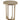 Ava - Accent Table - Gold