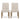 Contemporary Dining Chair With Upholstered Seating And Tapered Legs